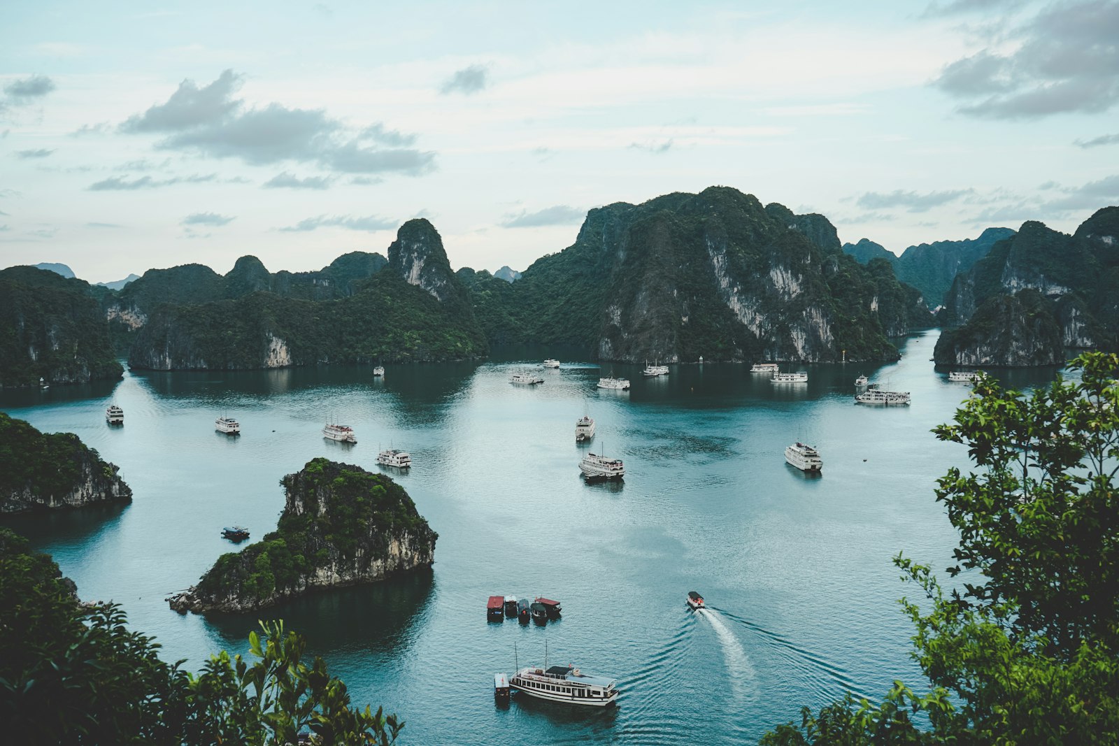 Local guide leading a Vietnam Travel tour